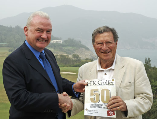With HK Golfer publisher Charles McLaughlin