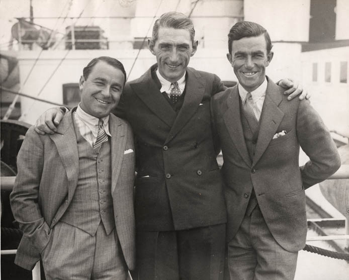 Tommy with Gene Sarazen and Johnny Farrell