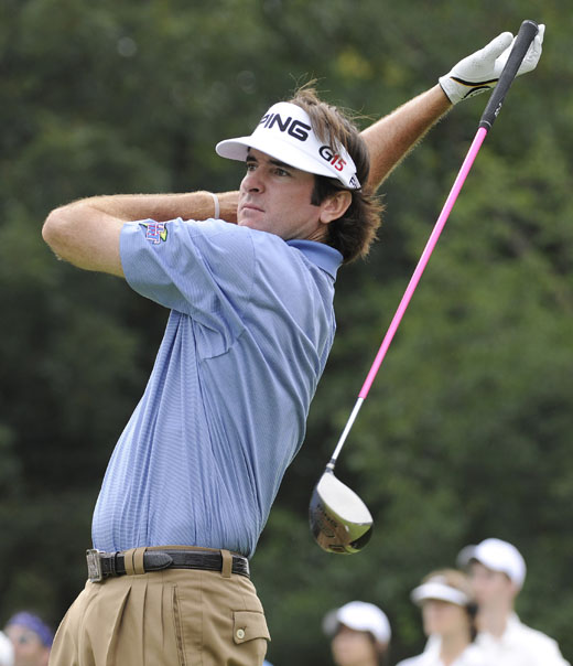 Bubba Watson lost it with Steve Elkington in 2008