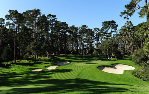 The 16th hole ("Black Dog") at Spyglass Hill