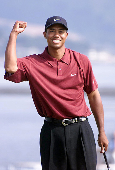 Woods in his prime, the 2000 U.S. Open at Pebble Beach