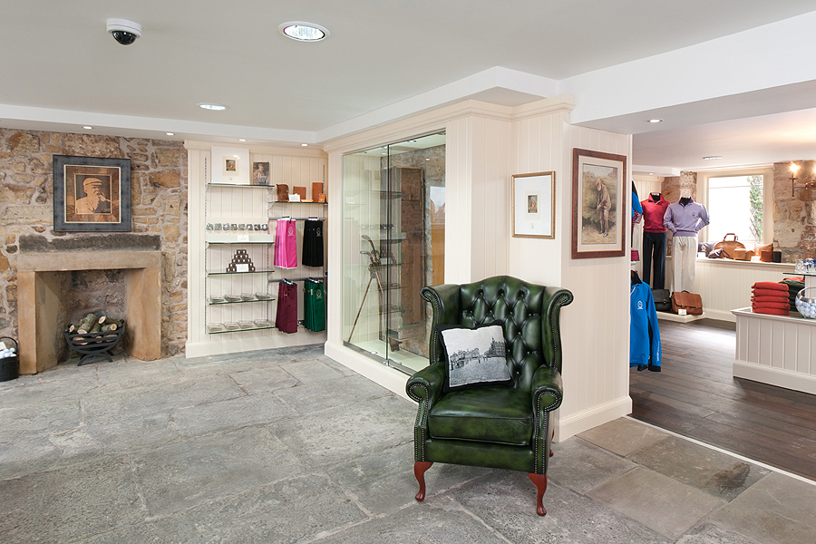The calm and agreeable interior of the new T Morris shop