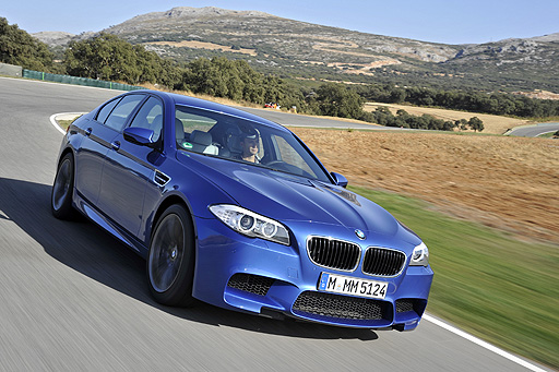 The new M5 reaches 100 kph in 4.4 seconds