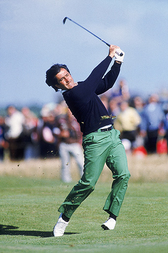 Seve Ballesteros in an iconic photograph