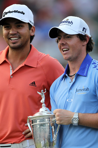 Day and McIlroy after McIlroy claimed the U.S. Open