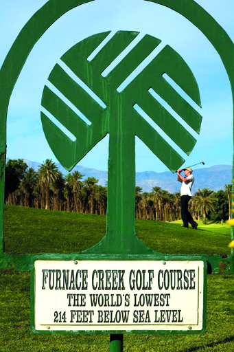 Furnace Creek, the worlds lowest golf course