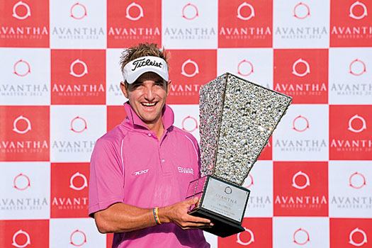 Kruger won the Avantha Masters in India in February 