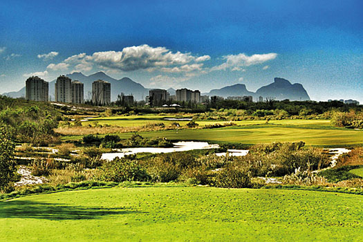 An artist’s impression of the 2016 Rio course