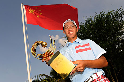 Guan Tian-lang wins a spot in the 2013 Masters Tournament