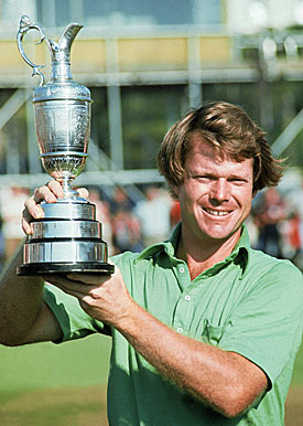 Watson with the Claret Jug in 1977