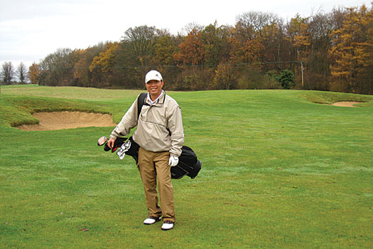 Bruce Chan, the founder of Golf 007, a leading Hong Kong-based golf travel agency