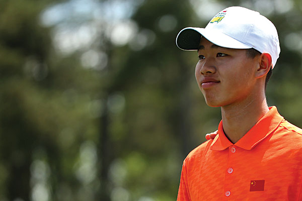 The Guangzhou-based Guan impressed everyone bar the timekeepers at Augusta
