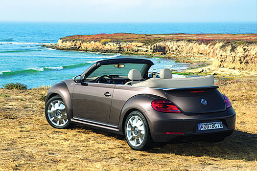 The new Beetle cabriolet is just going on sale now