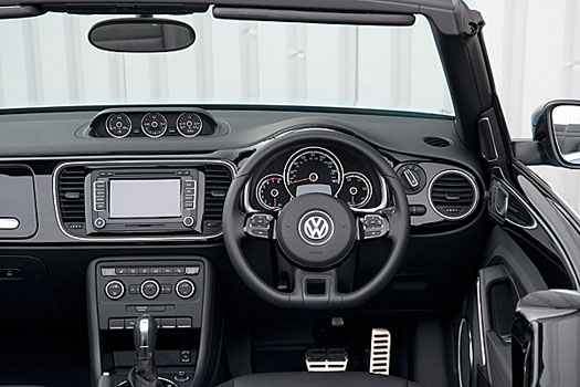 The seven-speed DSG gearbox offers full manual control, or works as a seamless automatic