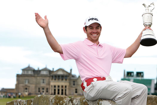 The ecstasy of winning the 150th Open Championship at St Andrews in 2010
