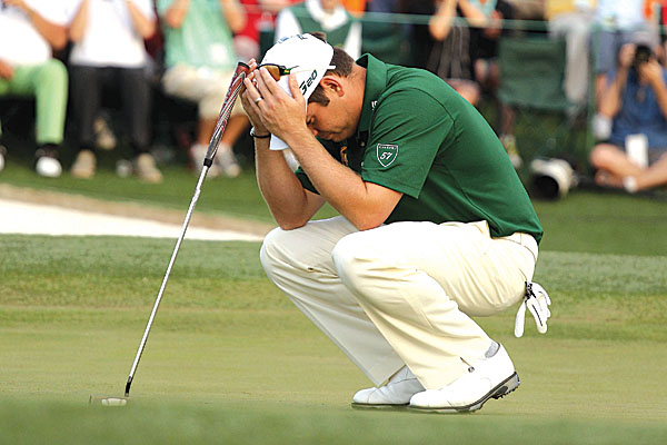 The agony of losing to Bubba Watson for The Masters last year