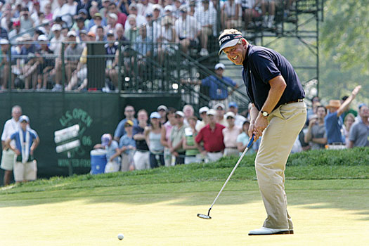 Letting things slide at the 2006 US Open at Winged Foot