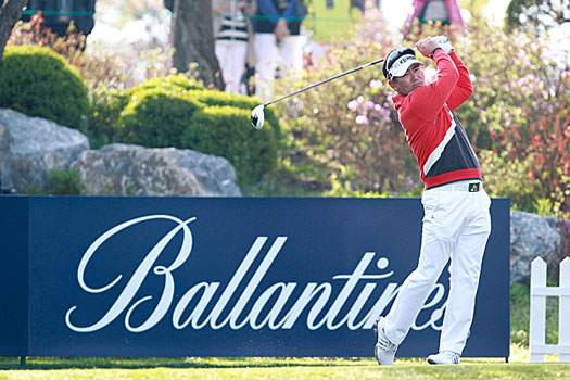 YE Yang in action at the Ballantine’s Championship
