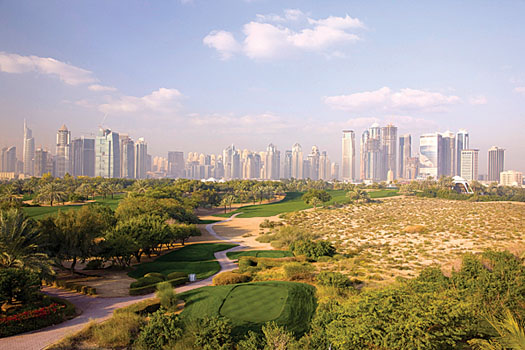 Could the Emirates Golf Club in Dubai be the venue for Golf1million's innovative event?