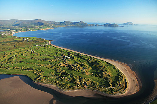 An aerial of Waterville in County Kerry