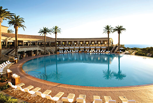 The resort boasts the largest circular pool in the world