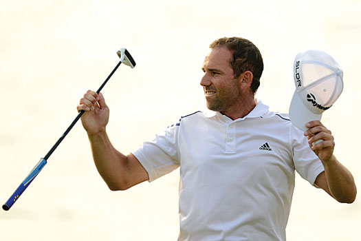 Sergio Garcia played the 17th as a champion should