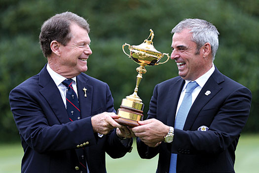 Captains Tom Watson and Paul McGinley