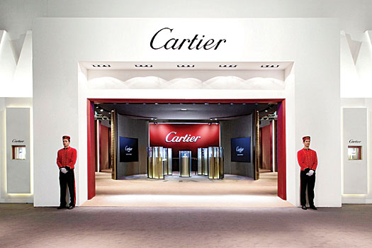 The Cartier booth at this year's Watches & Wonders event