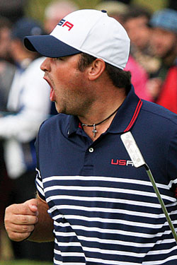 Patrick Reed put in a feisty performance