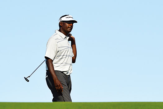 While delighted to be back in Fiji, Singh struggled a little on the course