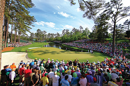 The sublime conditioning at Augusta National Golf Club