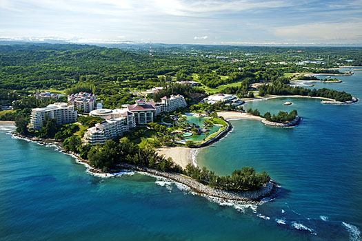 An aerial view of the luxurious Empire Hotel