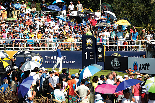 Martin Kaymer in action during last December's Thailand Golf Championship