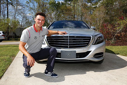 Kaymer is a Mercedes-Benz golf brand ambassador