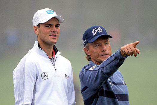 Kaymer and fellow countryman Bernhard Langer have formed a close relationship