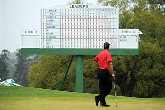 Tiger Woods, a four-time Masters champion