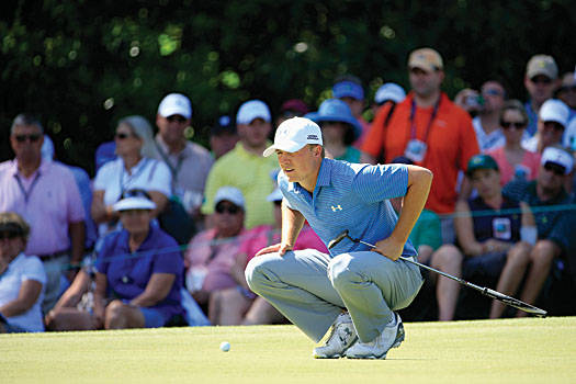 Jordan Spieth was exceptional all week on the greens