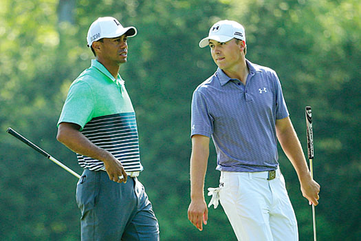 Tiger Woods and Jordan Spieth had contrasting performances at US Open