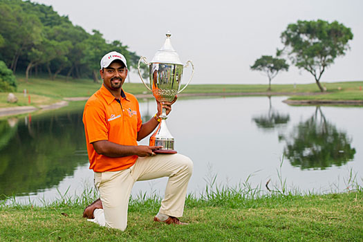 Anirban Lahiri put in a brilliant performance last October to claim the title for the first time