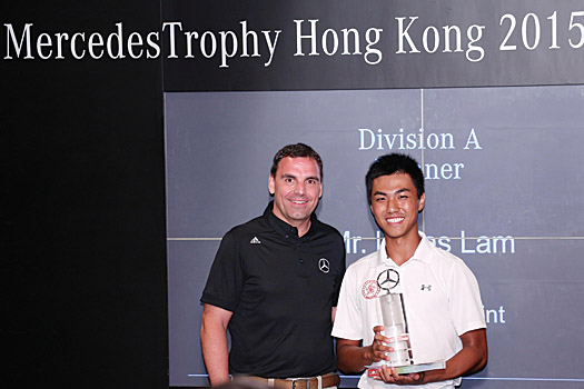 Andreas Binder, President and CEO of Mercedes-Benz Hong Kong, with Lucas Lam