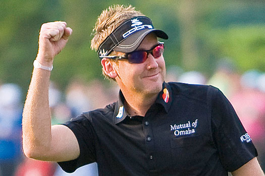 Ian Poulter set a new tournament scoring record in 2010