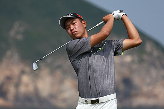 Jin Cheng, 17, fired a new course record 62 during the opening round
