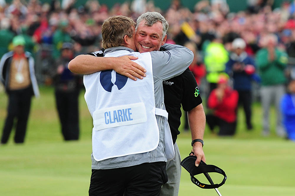The Northern Irishman celebrates his finest moment at Royal St George's in 2011