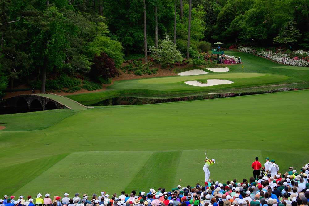 The famous par-3 12th at Augusta National only measures 155 yards and yet still manages to strike fear into the hearts of all who play it