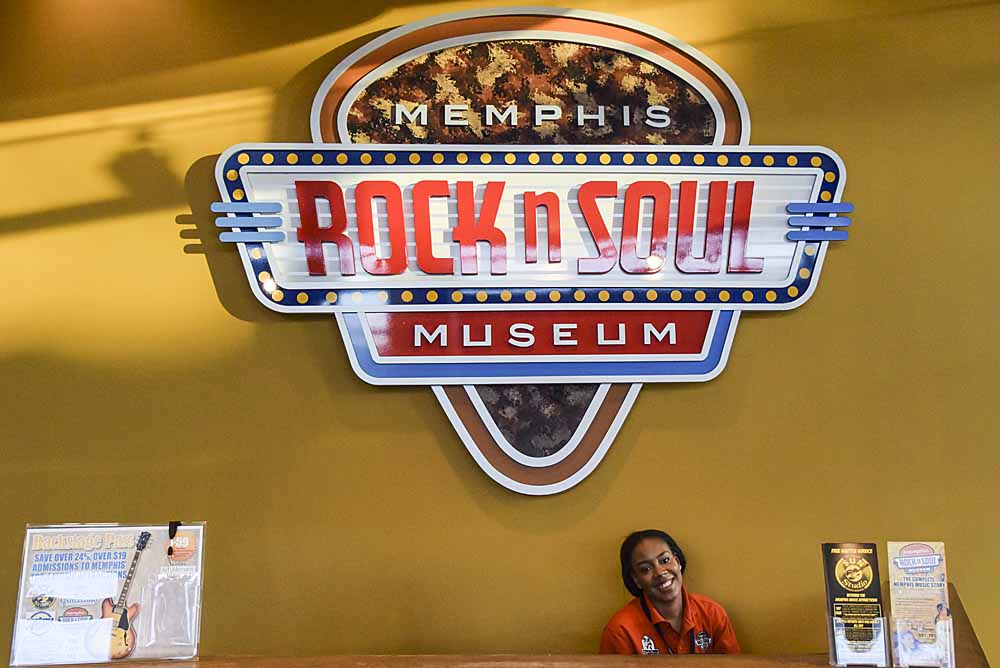 The Rock 'n' Soul Museum is fittingly situated opposite the home of Gibson Guitars