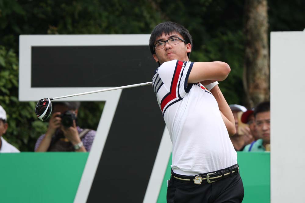 Dou Zecheng in action during last month’s Shenzhen International