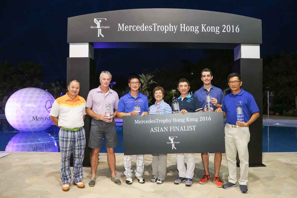 The event's winners who will represent Hong Kong at the MercedesTrophy Asian Final