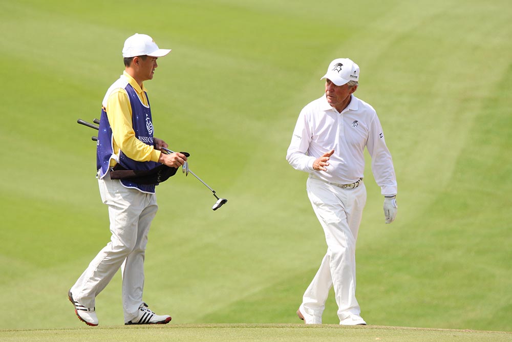 Gary Player in action