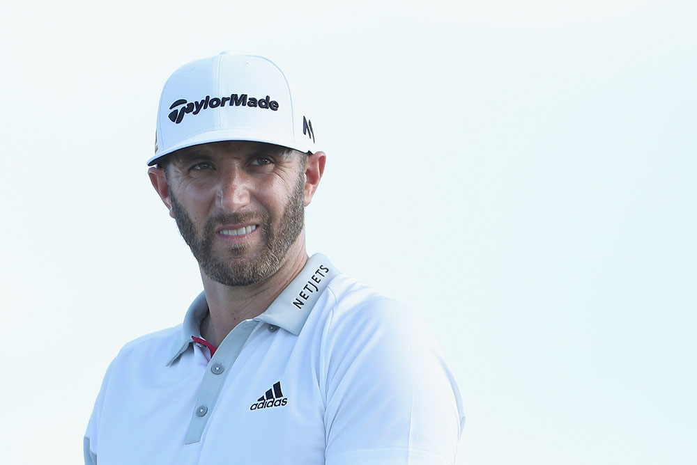Dustin Johnson denied that he had been serving a drug suspension in 2014