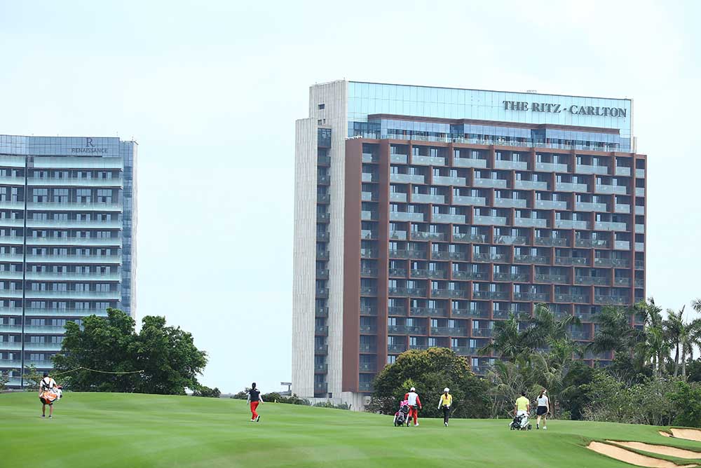 The Renaissance and the Ritz-Carlton are co-developed by Mission Hills Group